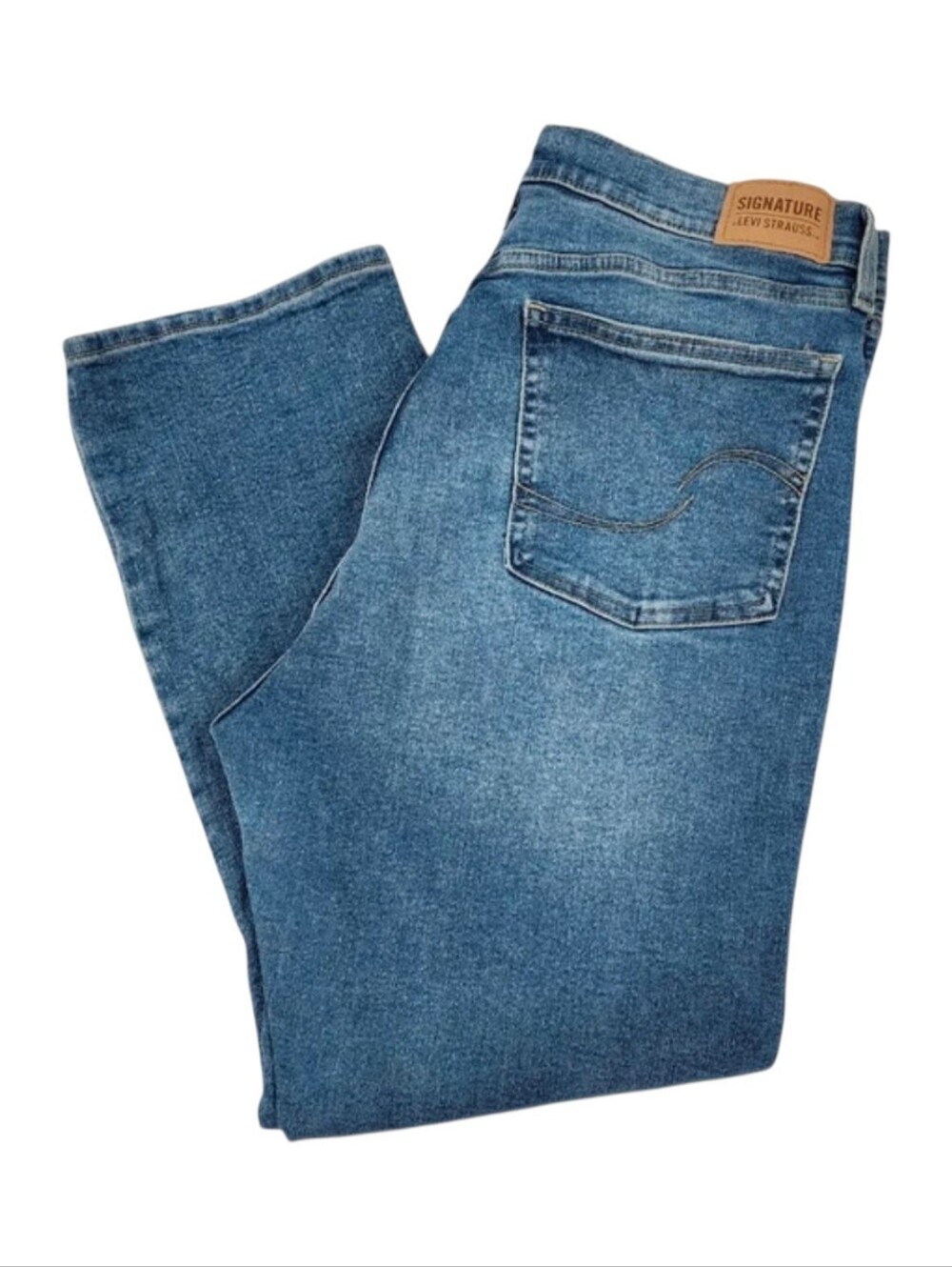Levi Strauss Signature Gold Heritage High Rise Straight NWT stretch Womans sz 16